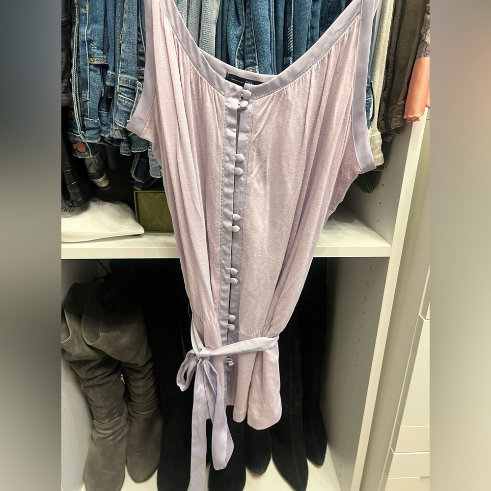 Gap Lavender Button Down Tank